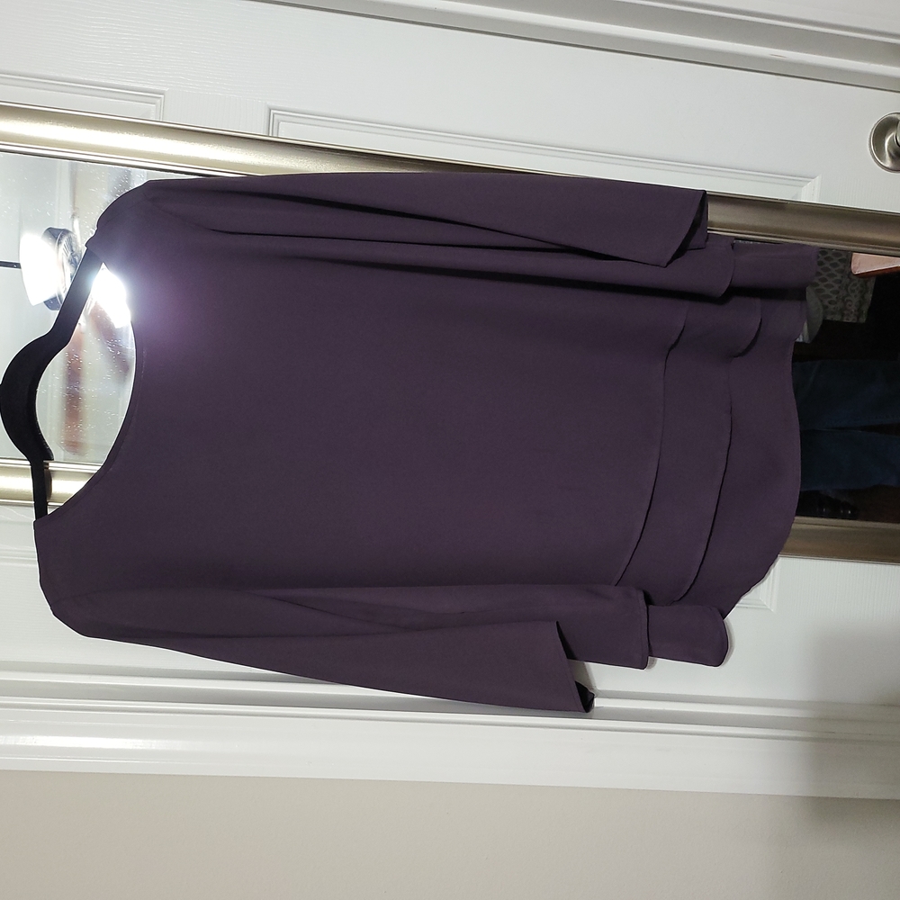 Blouse by Dalia, size L, Eggplant